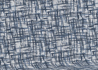 Copridivano Imbottito Trapuntato Sofà Antimacchia Made Italy Dis. Reticolo - 2 Posti - Blu