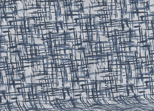 Copridivano Imbottito Trapuntato Sofà Antimacchia Made Italy Dis. Reticolo - 2 Posti - Blu