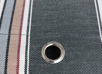 Tenda Da Sole A Caduta Per Esterno Balcone Casa Telo Ombra Modello Riga Fine - 145x350 - Grigio