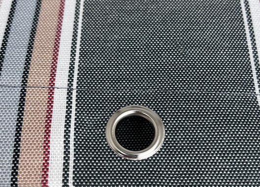 Tenda Da Sole A Caduta Per Esterno Balcone Casa Telo Ombra Modello Riga Fine - 145x300 - Grigio