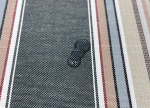 Tenda Da Sole A Caduta Per Esterno Balcone Casa Telo Ombra Modello Riga Fine - 145x350 - Grigio