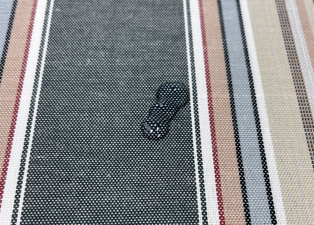 Tenda Da Sole A Caduta Per Esterno Balcone Casa Telo Ombra Modello Riga Fine - 145x300 - Grigio