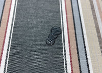 Tenda Da Sole A Caduta Per Esterno Balcone Casa Telo Ombra Modello Riga Fine - 145x300 - Grigio