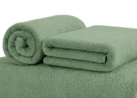 Asciugamani Salvietta Bagno In Morbida Spugna Modello Sophie Colore Sottobosco - Telo - Sottobosco