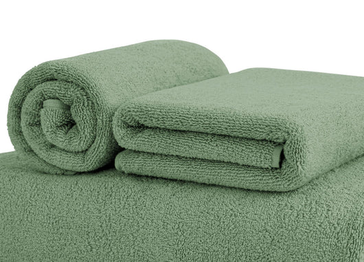 Asciugamani Salvietta Bagno In Morbida Spugna Modello Sophie Colore Sottobosco - Telo - Sottobosco