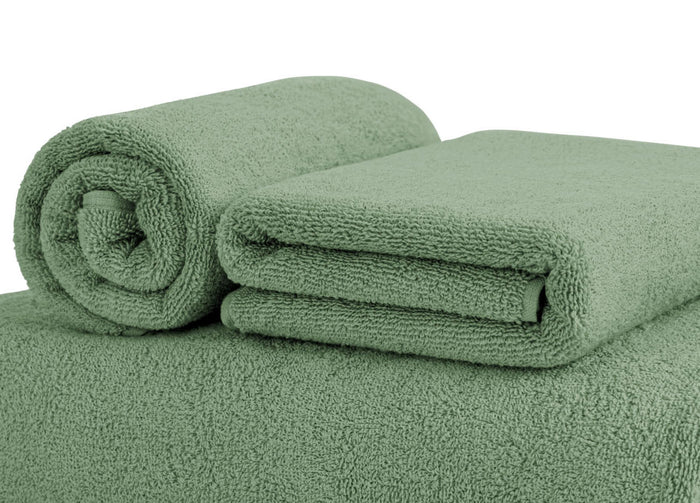 Asciugamani Salvietta Bagno In Morbida Spugna Modello Sophie Colore Sottobosco - Telo - Sottobosco