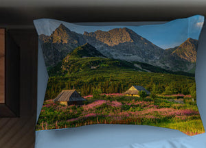 Copripiumino Matrimoniale Stampa Digitale In 100% Cotone Disegno Svizzera