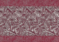 Tappeto Passatoia Cucina Corsia Retro Antiscivolo Disegno Malesia By Suardi - 55x280 - Magenta