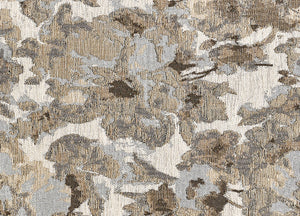 Tappeto Arredo Salotto Antiscivolo Scendiletto Camera Dis. Dubai By Suardi - 85x150 - Tortora