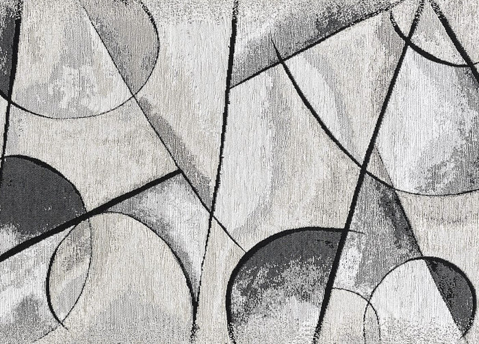 Tappeto Passatoia Cucina Corsia Retro Antiscivolo Disegno Universo By Suardi - 55x140 - Grigio