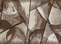 Tappeto Passatoia Cucina Corsia Retro Antiscivolo Disegno Universo By Suardi - 55x80 - Marrone