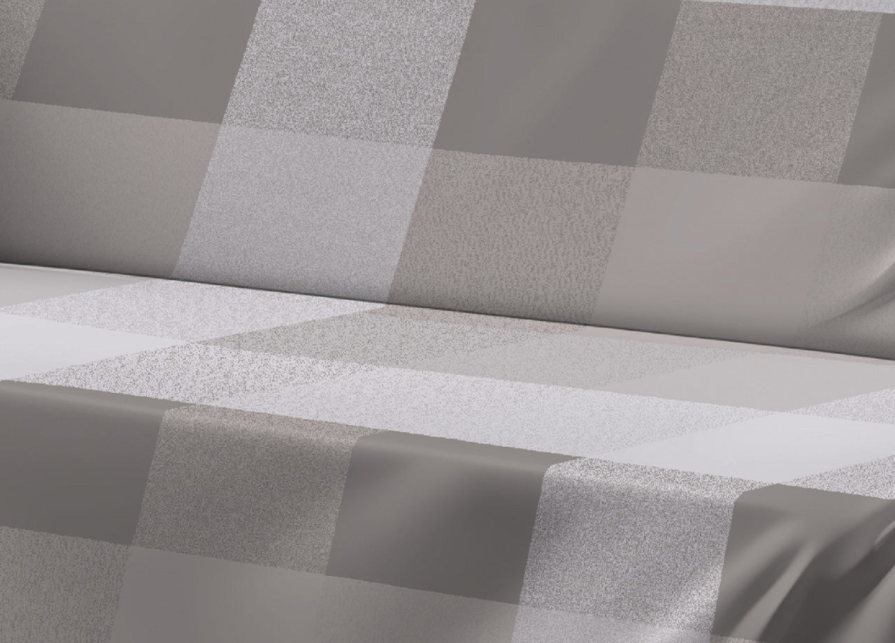 Telo Arredo Granfoulard Copritutto Salvadivano 100% Cotone Disegno Scotland - Singolo - Beige