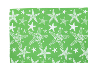 Telo Mare Microfibra Da Lettino Con Cuscino E Tasche Modello Miami Verde