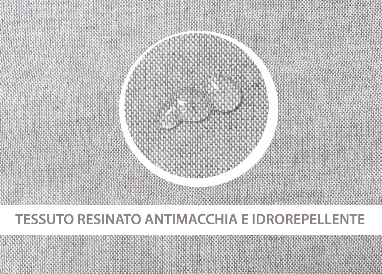 Tovaglia Miros Resinata Antimacchia Copritavolo Cucina Disegno Capri - 140x180 - Capri