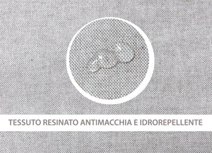 Tovaglia Miros Resinata Antimacchia Copritavolo Cucina Disegno Capri - 140x180 - Capri