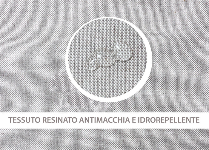 Tovaglia Miros Resinata Antimacchia Copritavolo Cucina Disegno Orto - 140x180 - Orto