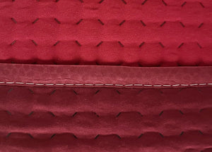 Quilt Trapuntino Estivo 100gr/mq Bicolor Double Face Tinta Unita Modello Cloe - Singolo - Bordeaux