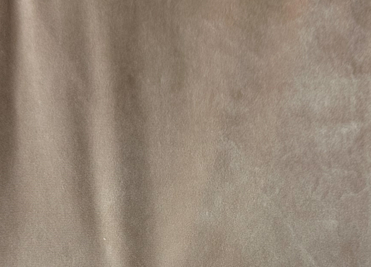 Copridivano Elasticizzato Effetto Velluto Modello Morbidissimo Colore Beige - Poltrona - Beige