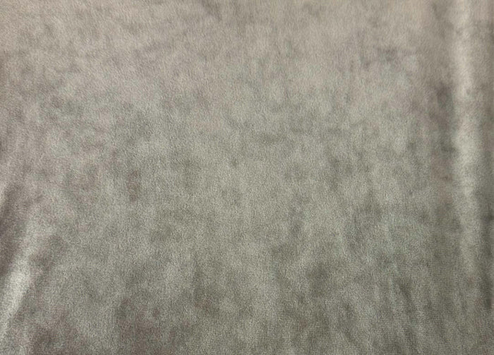 Set 2 Coprisedia Con Schienale Tinta Unita Effetto Velluto Morbidissimo Tortora