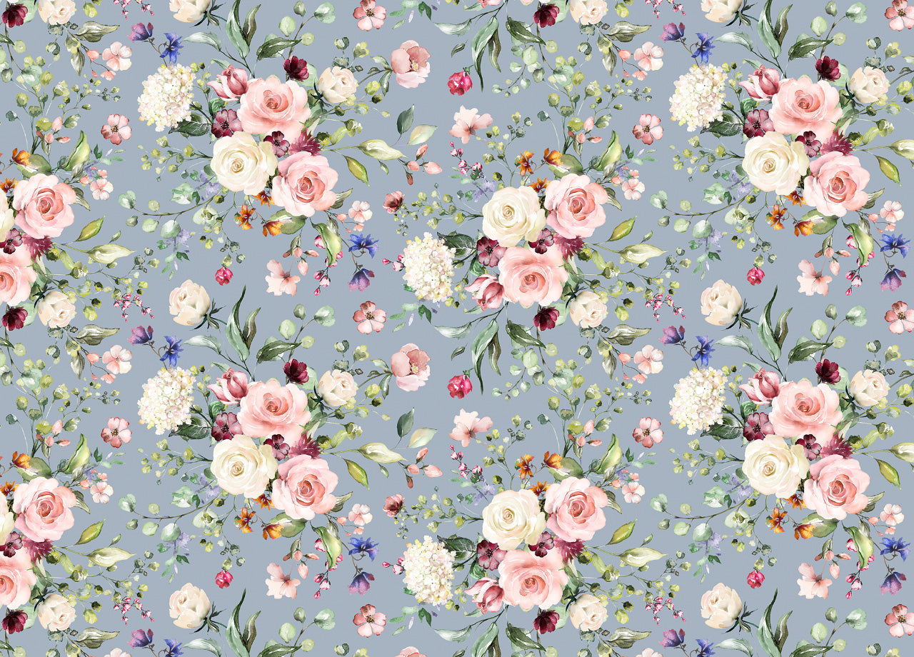 Copripiumino Double Face Matrimoniale Digitale Cotone Percalle Loft Acquarello