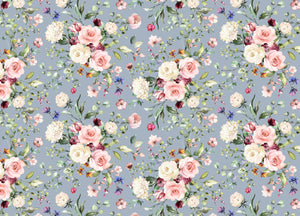 Copripiumino Double Face Matrimoniale Digitale Cotone Percalle Loft Acquarello