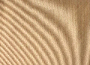 Copridivano Copriseduta Sofà Elasticizzato Tinta Unita Smile Tessuto Millerighe - 4 Posti - Cream