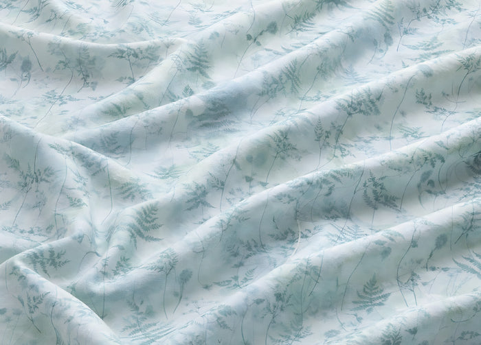 Sacco Copripiumino In 100% Cotone Made Italy Disegno Soffione - Singolo - Verde