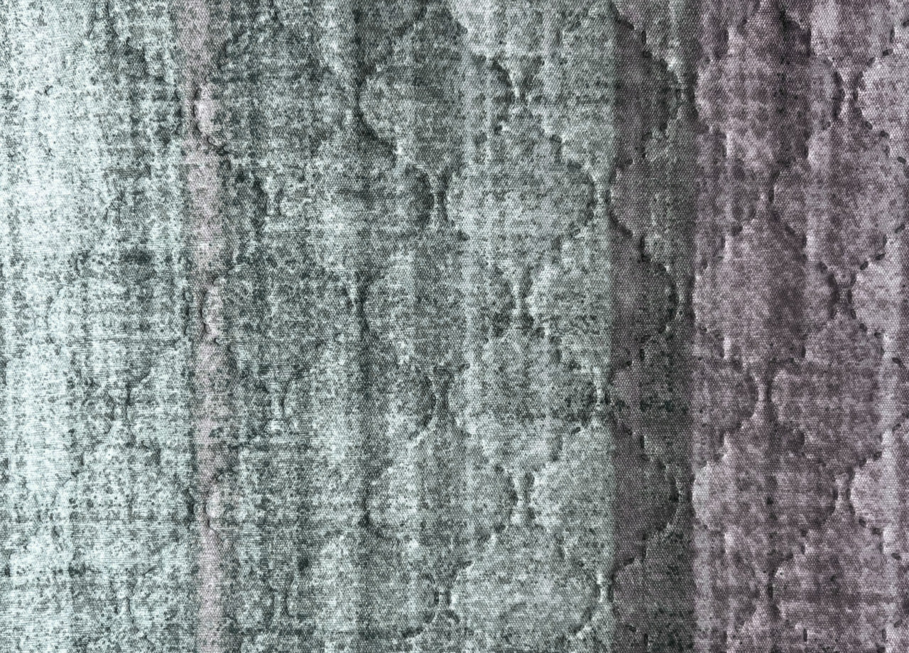 Copriletto Challenge Stampato In 100% Microfibra Di Poliestere Dis. Righe - 1 Piazza - Verde