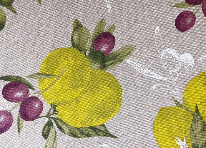 Tovaglia Miros Resinata Antimacchia Copritavolo Cucina Disegno Capri - 140x180 - Capri