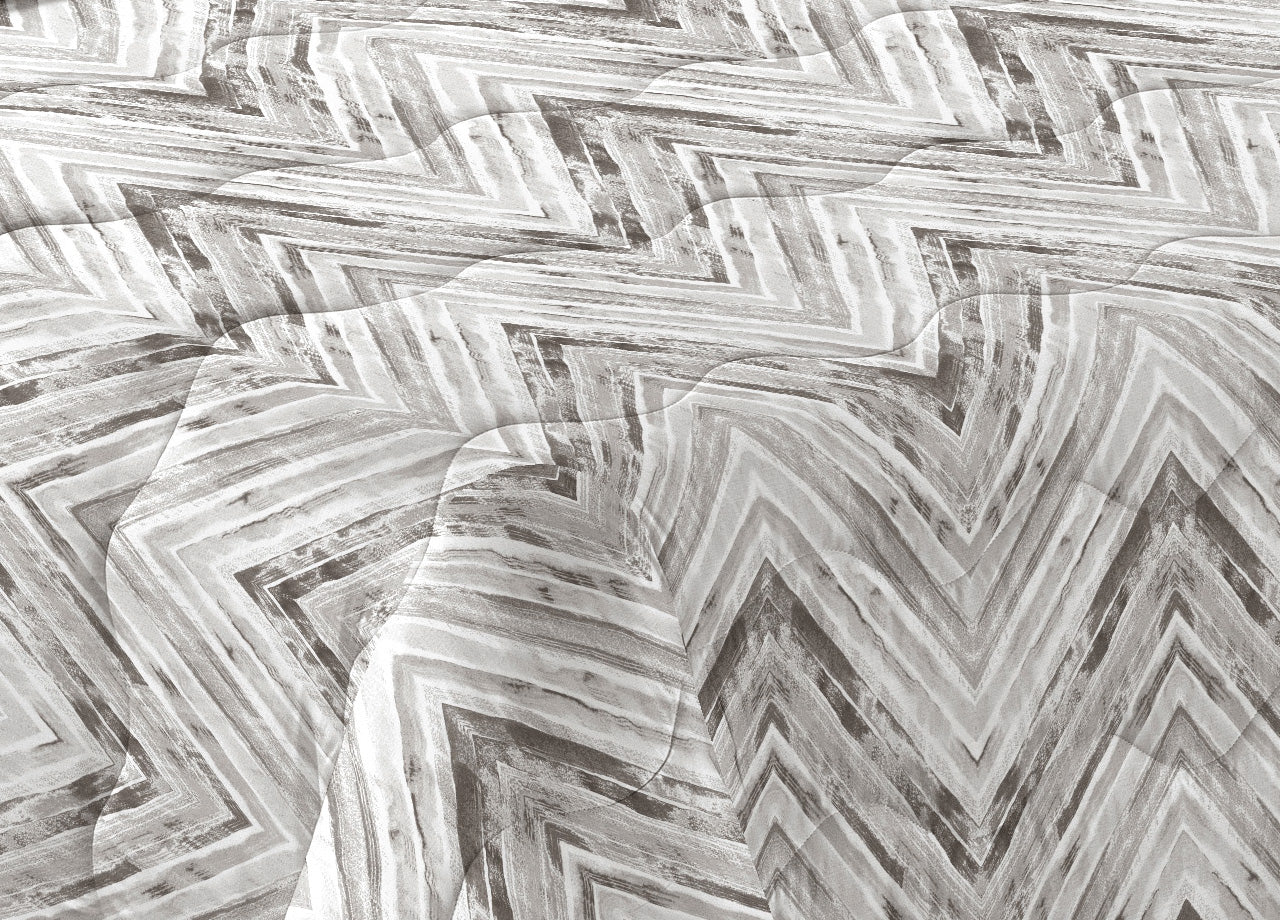 Trapunta Piumone Letto Invernale Imbottita 300gr Scaldanotti Zaira - 1 Piazza - Grigio