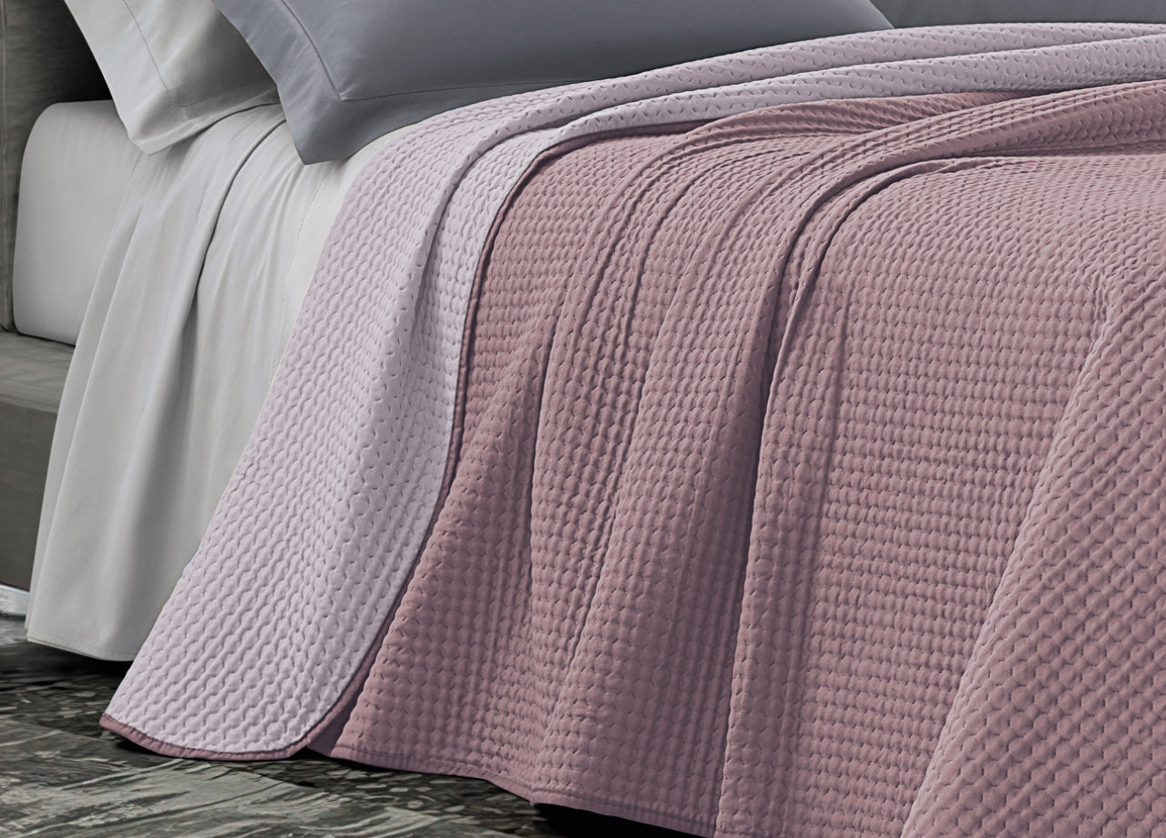 Quilt Trapuntino Estivo 100gr/mq Bicolor Double Face Tinta Unita Modello Cloe - Singolo - Cipria