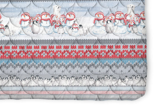 Trapunta Piumone Invernale Linea Pensieri Delicati Disegno Inverno Polare - Singolo - Rosso