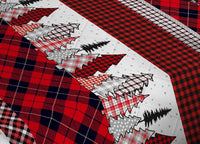 Trapunta Piumone Invernale 300gr Cotone Made Italy Disegno Tirolese Renna - Matrimoniale - Renna