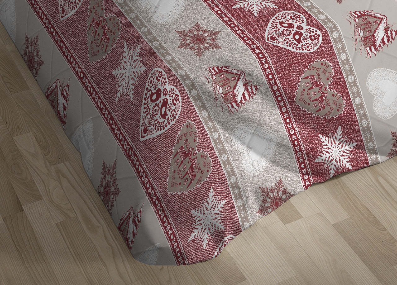 Trapunta Piumone Invernale 300gr Cotone Made Italy Disegno Stelvio - Piazza E Mezza - Stelvio