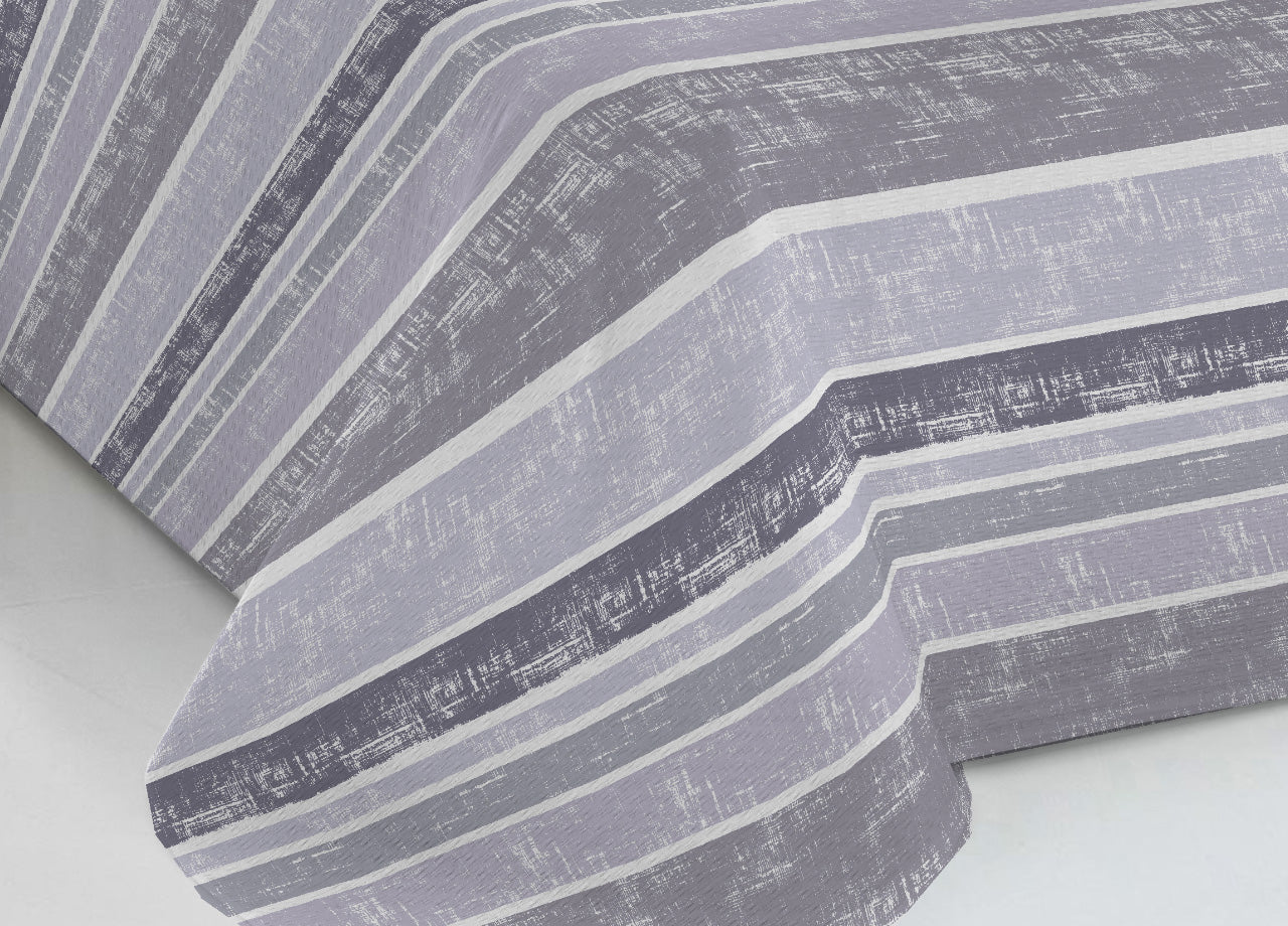 Copriletto Piquet Primavera Estate 100% Cotone Sofia Disegno Rodrigo - Matrimoniale - Grigio