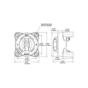 DEVIATORE 0-1-2-BOTH SERIE HD