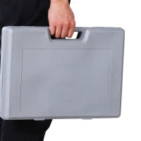 Manubri Pesi, Set Manubri Palestra da 10kg con Valigetta 4 Paia di Manubri Colorati (2x0.5kg, 2x1kg, 2x1.5kg, 2x2kg)