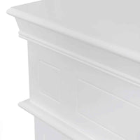 Cambridge - Camino a bioetanolo da terra in legno 110x37xH102 cm, colore bianco