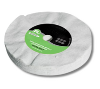 Disco Lucidatura In Cotone Flanella Ultra Soft 250 mm Per Lucidare A Specchio Alluminio Acciaio Inox Cromature Metalli Ottone Rame Mola Lucidante