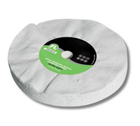 Disco Lucidatura In Cotone Flanella Ultra Soft 300 mm Per Lucidare A Specchio Alluminio Acciaio Inox Cromature Metalli Ottone Rame Mola Lucidante