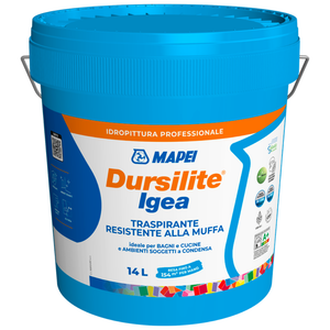 Idropittura traspirante resistente alla muffa dursilite igea *** formato 4 lt, confezione 1