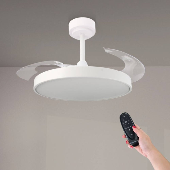 Ledme 8828 ventilatore da soffitto a led coal Ø108 cm design moderno