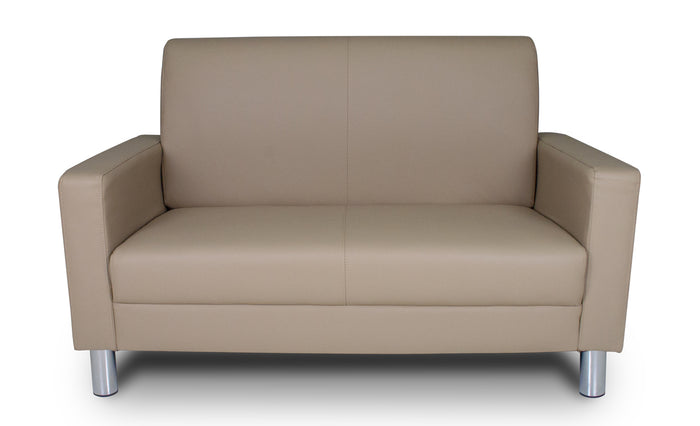 Divano 2 posti in ecopelle mod. Charlie Colore: Tortora DI-CHA03PU