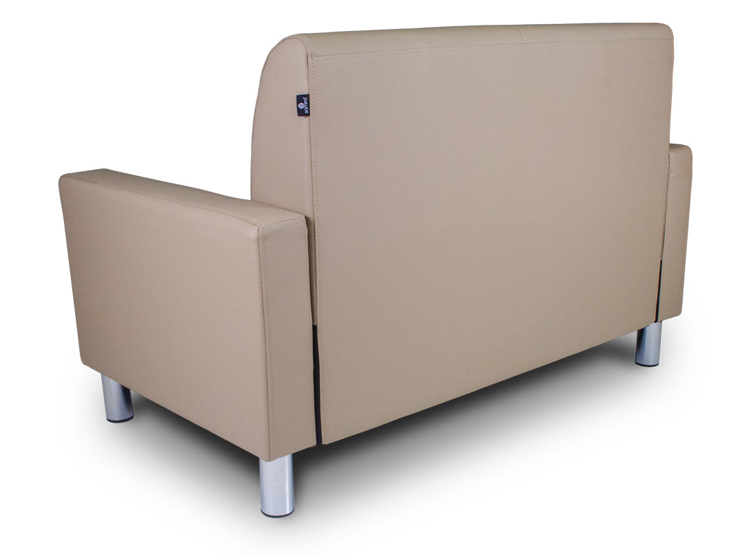 Divano 2 posti in ecopelle mod. Charlie Colore: Tortora DI-CHA03PU