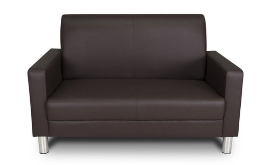 Divano 2 posti in ecopelle mod. Charlie Colore: Testa di moro DI-CHA31PU