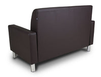 Divano 2 posti in ecopelle mod. Charlie Colore: Testa di moro DI-CHA31PU