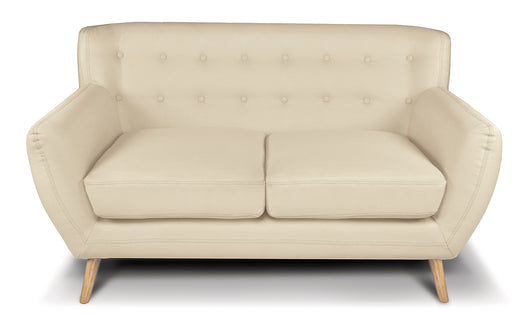 Divano 2 posti in tessuto beige dallo stile scandinavo - Emily - DI-EM162P