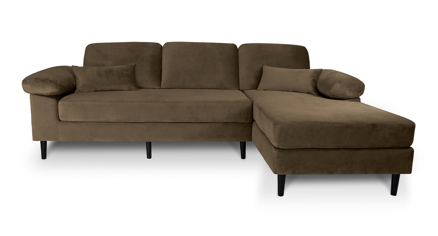 Divano angolare 3 posti con chaise longue destra - Washington