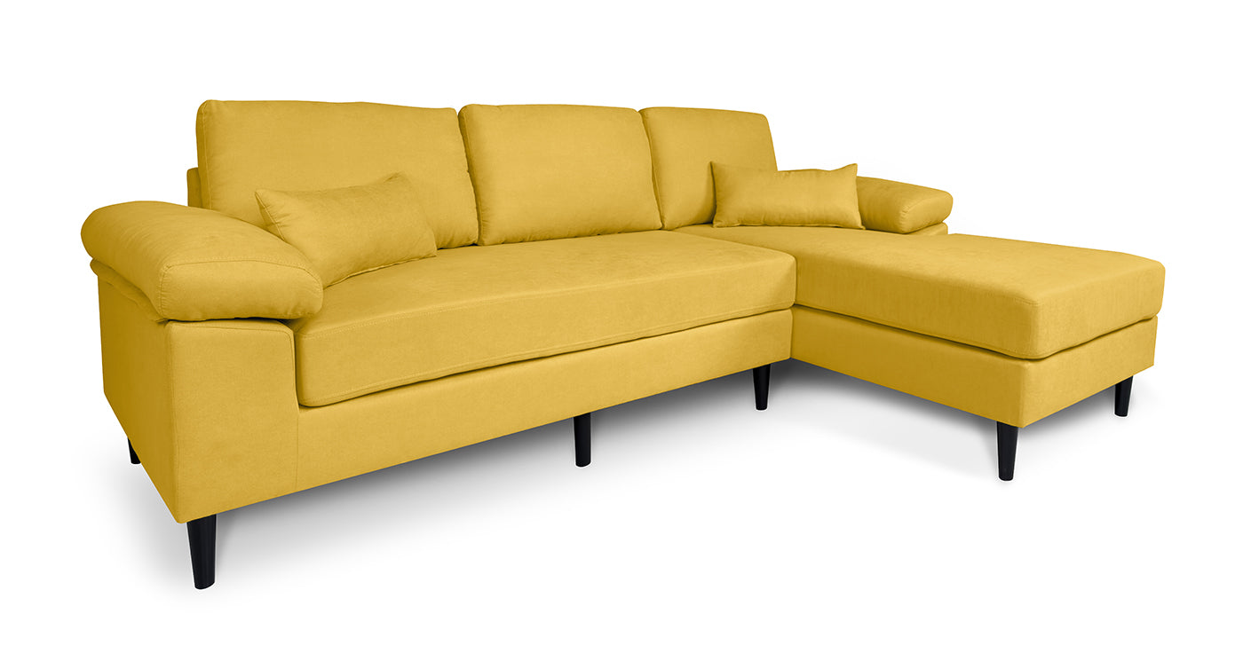 Divano angolare 3 posti con chaise longue destra - Washington