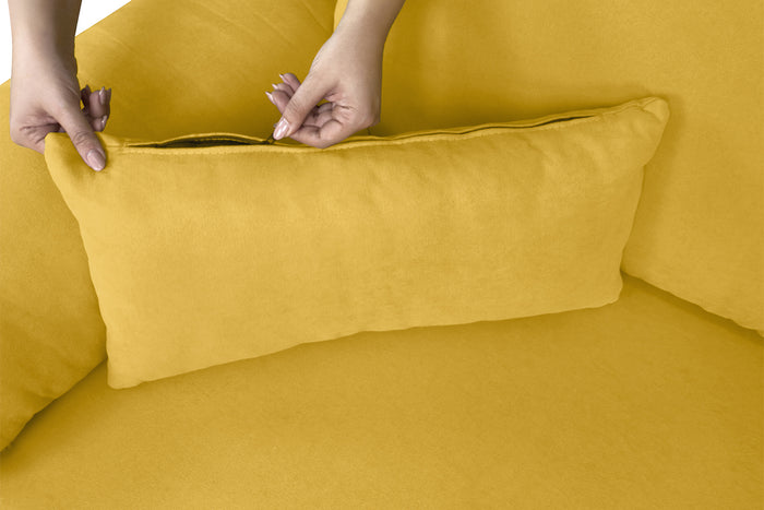 Divano angolare 3 posti con chaise longue destra - Washington